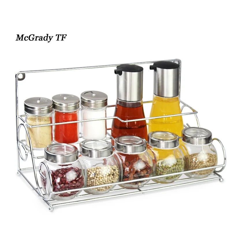 EMS набор для приправ, стеклянные бутылки для приправ, Кухонный Контейнер, банка для приправ, банки для оливкового масла, соль, специи, перец, Chilisauce - Цвет: B-01