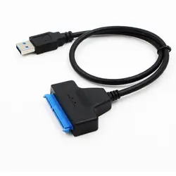 Новый адаптер SATA III USB 3,0 кабель внешний жесткий диск USB к последовательному ATA 22pin конвертер жесткий диск W/UASP для 2,5 "HDD/SSD