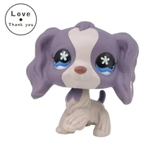font b pet b font shop lps toys Rare SPANIEL dog 672 Light Dark purple