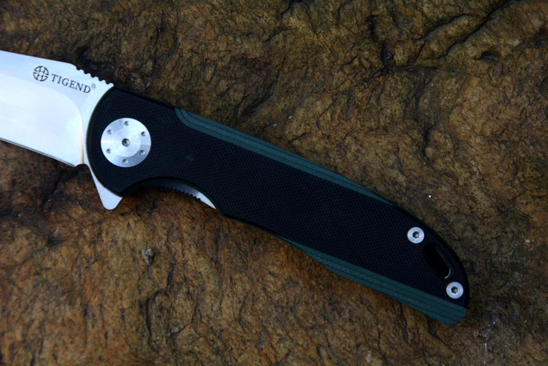 CF1011 карманные походные ножи TIGEND бренд D2 лезвие зеленый или черный G10 Ручка складные ножи для EDC подарок