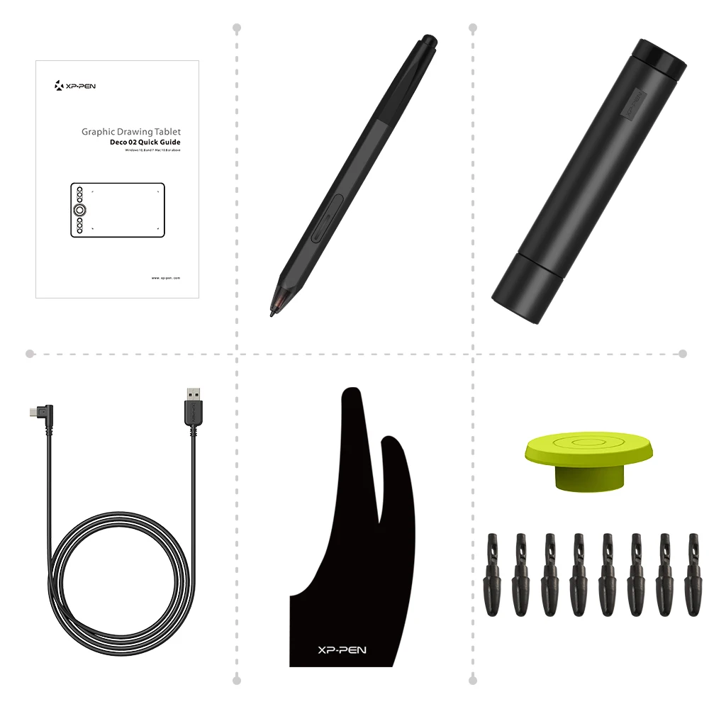 XP-Pen  Deco 02 Graphics drawing Tablet  (8)