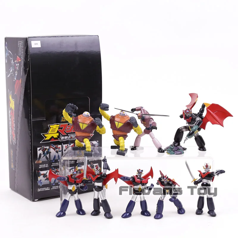 

10pcs/set Mazinger Z Mazinkaiser Tranzor Z Mini PVC Figures Toys Boxed Collection Model Dolls