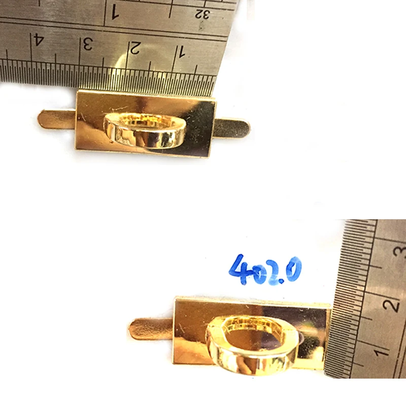 30*13 мм металлический квадратный мост Разъем вешалка для сумки ремни ремень золото