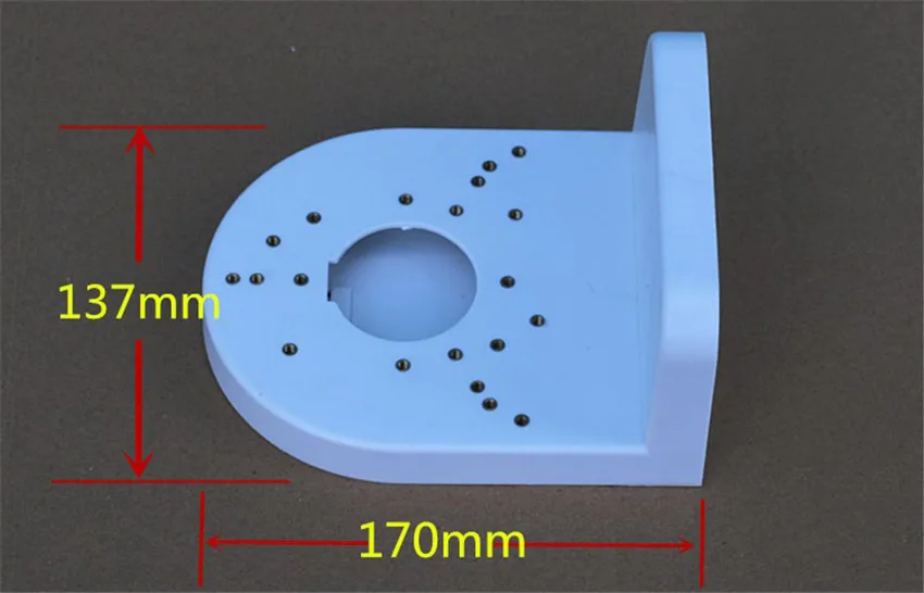 Используется с 4 дюймов сетевой видеорегистратор Dahua камера кронштейн, изготовленные из АБС-пластика, настенный кронштейн подать заявку на некоторые сетевой видеорегистратор dahua купольная камера