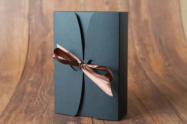 20 adet buyuk kraft siyah beyaz hediye ambalaj kutusu kraft karton kagit hediye kagit kurdelali kutu hediye karton karton kagit kutu