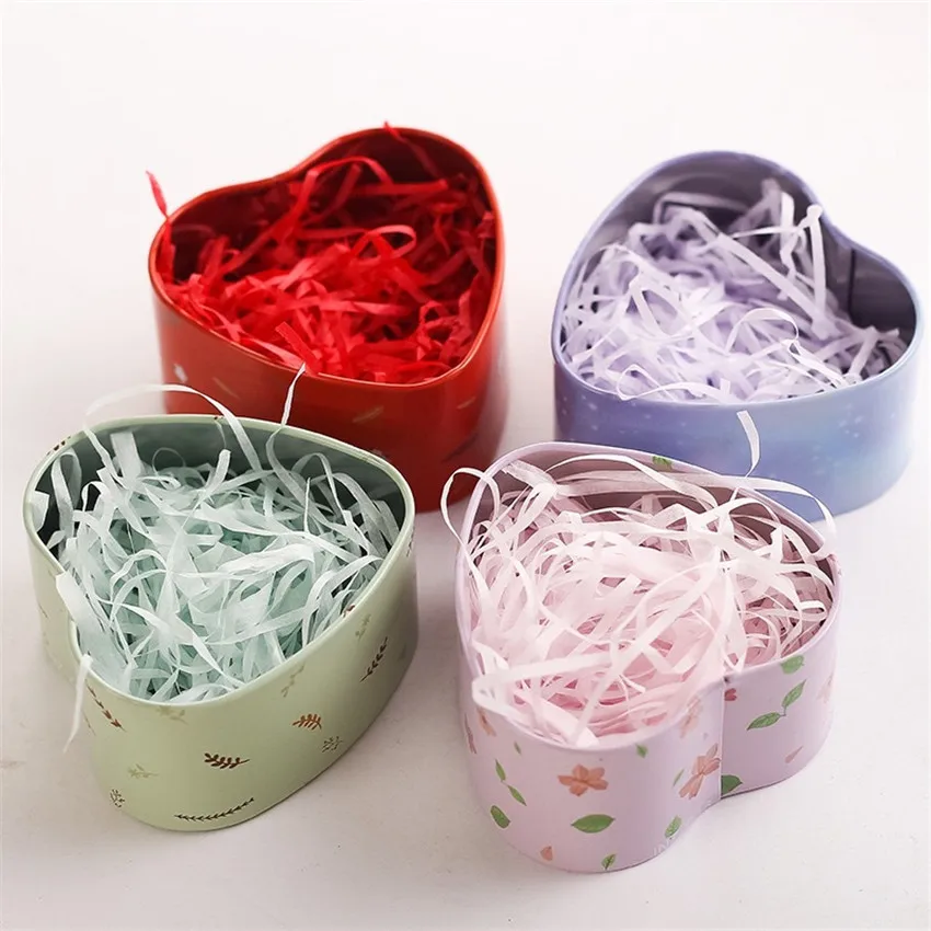 

20g Colorful Shredded Paper Raffia Gift Box Filler Wedding Party Decoration Crinkle Cut Paper Shred Packaging Gift Bag Filler