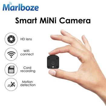 

Marlboze WIFI IP Camera 1080P HD PIR Motion Detection Night Vision Mini Camcorder TF Card Record Built-in Battery Security Cam