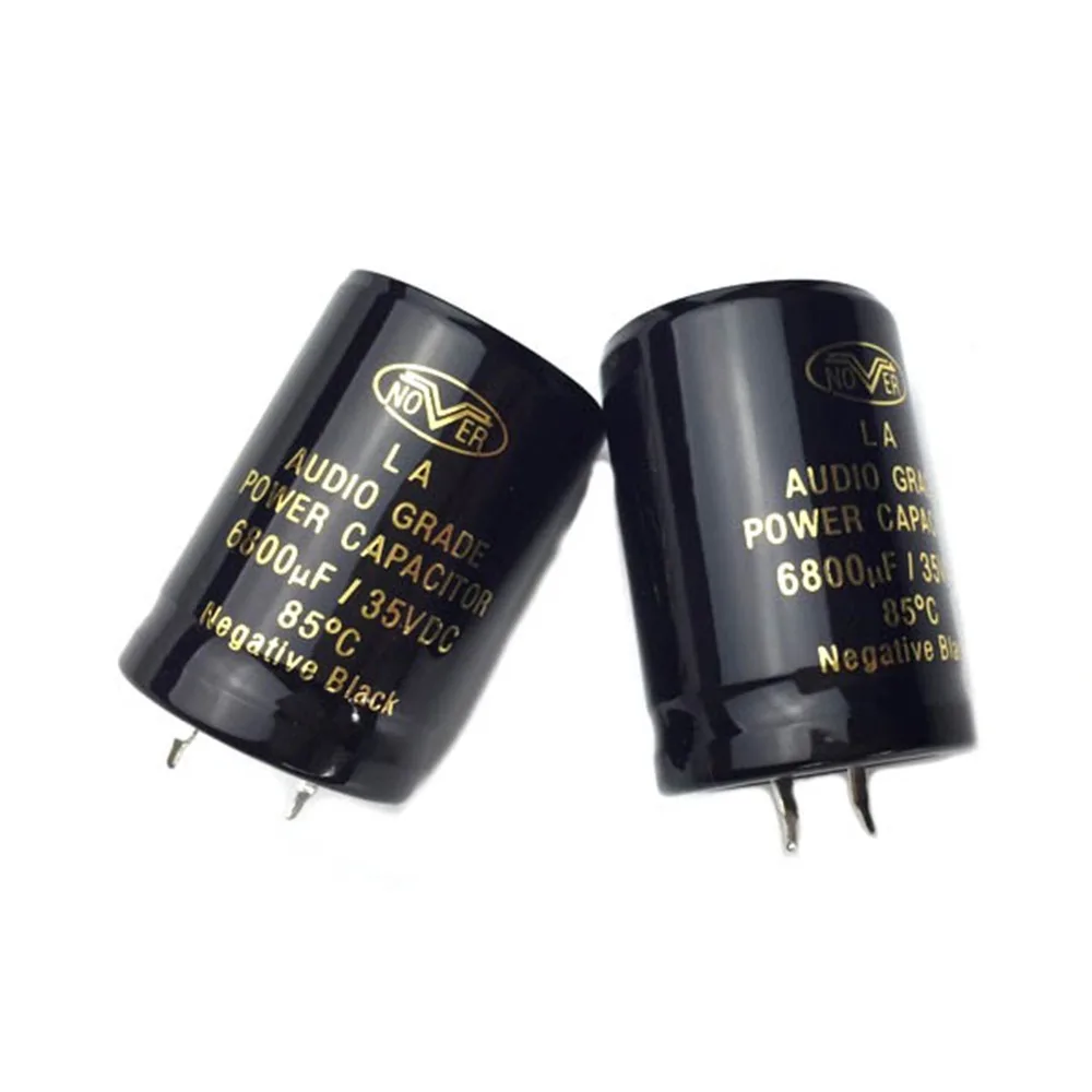

2pcs 6800uF 35V 85 Degrees Nover Electrolytic Capacitor For Audio Hi-Fi Filter