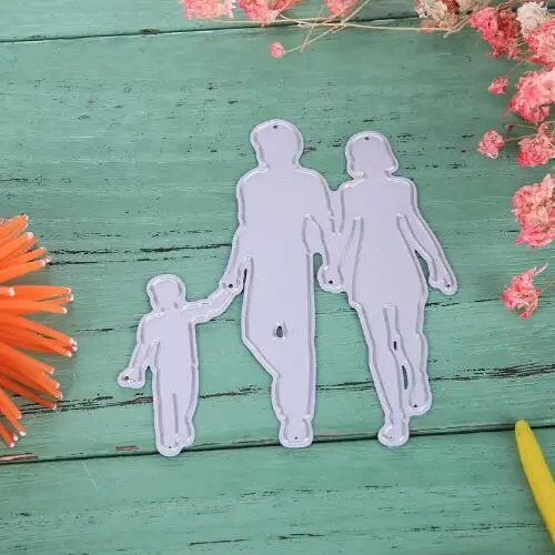  Family Carbon Steel DIY Cutting Dies Stencils for Scrapbooking Embossing Craft Album Card for Desig - 32914930712