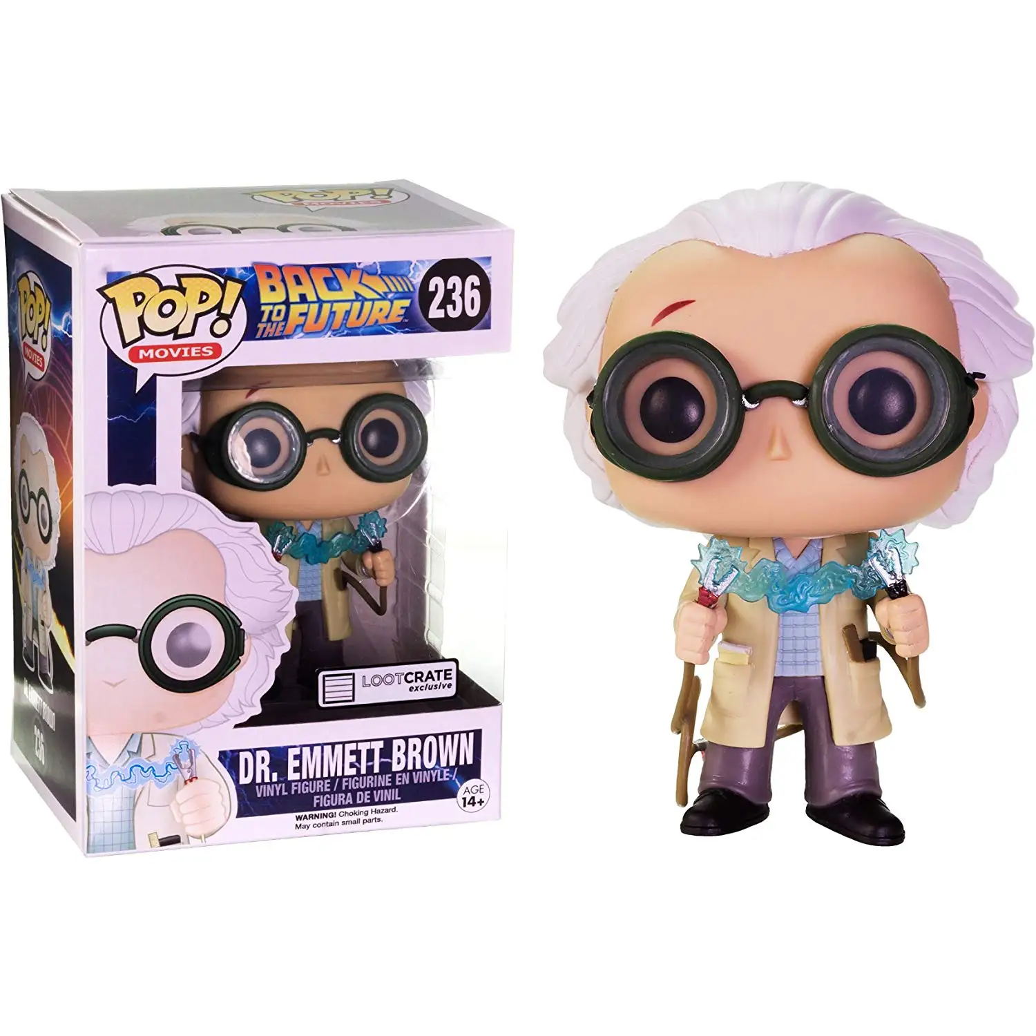 Эксклюзивные официальные фильмы Funko POP: Назад в будущее доктор Эмметт коричневая