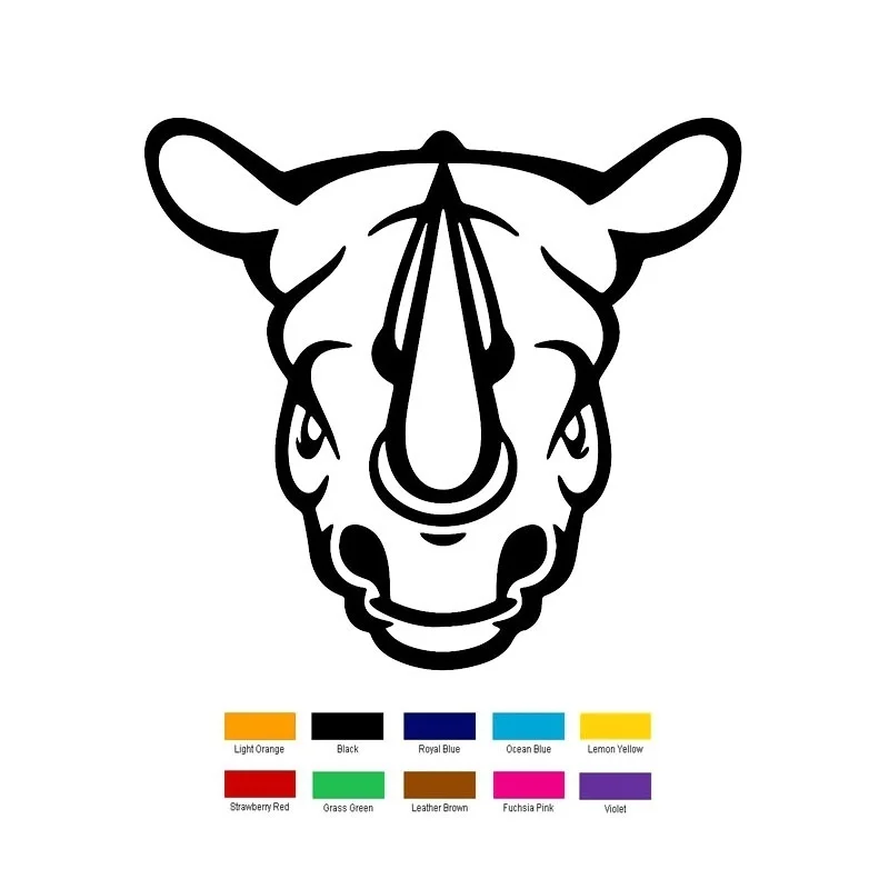 

15*12cm Tribal Rhino Rhinoceros Sticker For Window Bumper Laptop Kayak Vinyl Decal