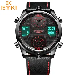 EYKI Элитный бренд часы Для мужчин спортивные часы Водонепроницаемый ЖК-дисплей цифровой кварцевые Для мужчин Военная наручные часы мужской