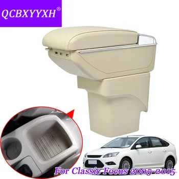 

Generation Armrest Box For Ford Classic Focus 2005-2015 Central Store Content Box Interior Armrest Storage Center Console
