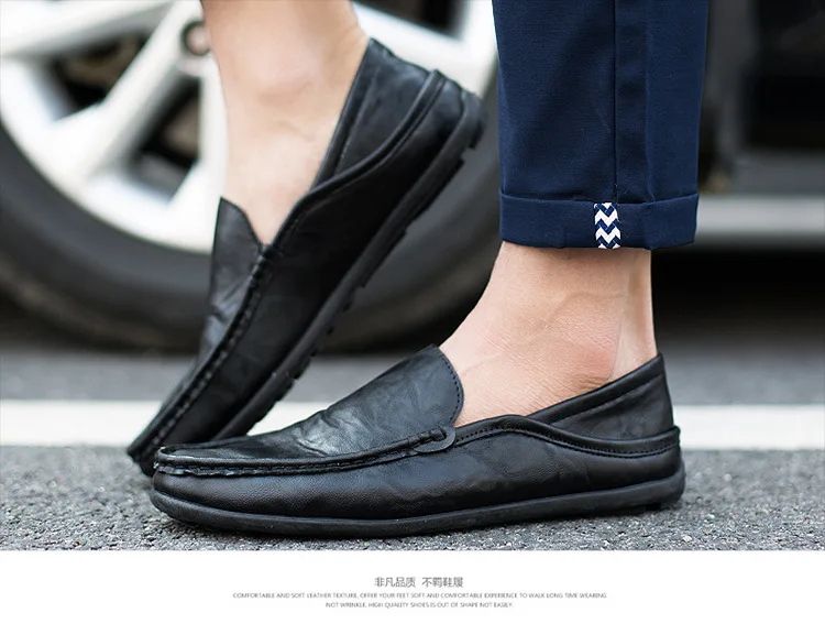 

Men leather casual shoes in 2019, the new free shipping L015