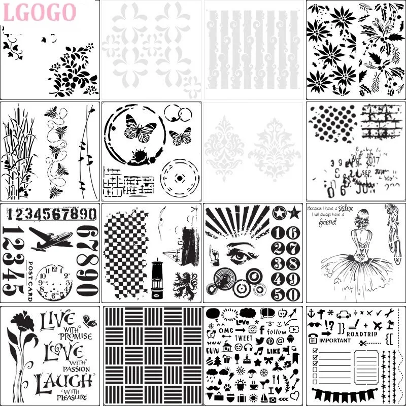 plastic-stencil-for-diy-scrapbooking-sheets-plastic-stencils-for