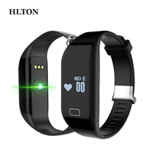 HLTON водонепроницаемый браслет сердечного ритма фитнес измерение сна и калорий отслеживатель Шагомер умный Браслет bluetooth-часы для IOS Android
