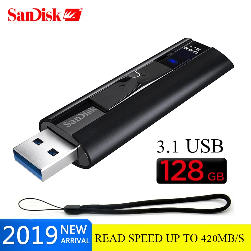 Оригинальный флеш накопитель SanDisk Extreme PRO USB 3 1 128 ГБ 420 МБ/с./с usb 256 ГБ|USB
