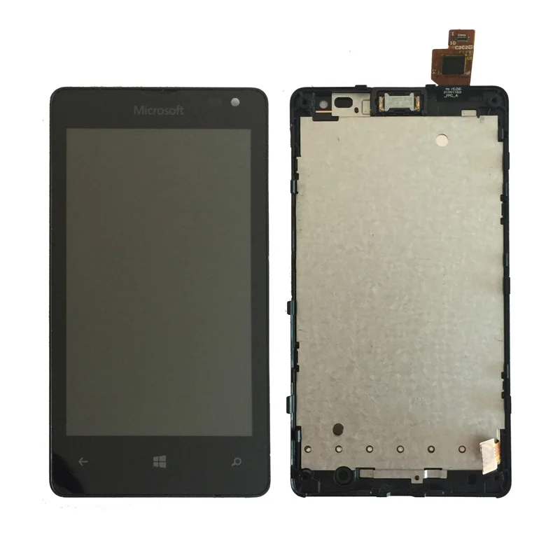 

Original For Microsoft Nokia Lumia 435 LCD Display with Touch Screen Digitizer Assembly With Frame