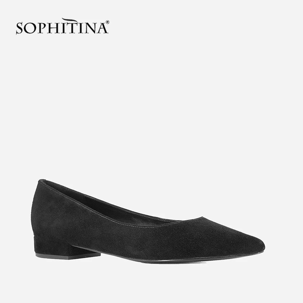 simple black flat shoes