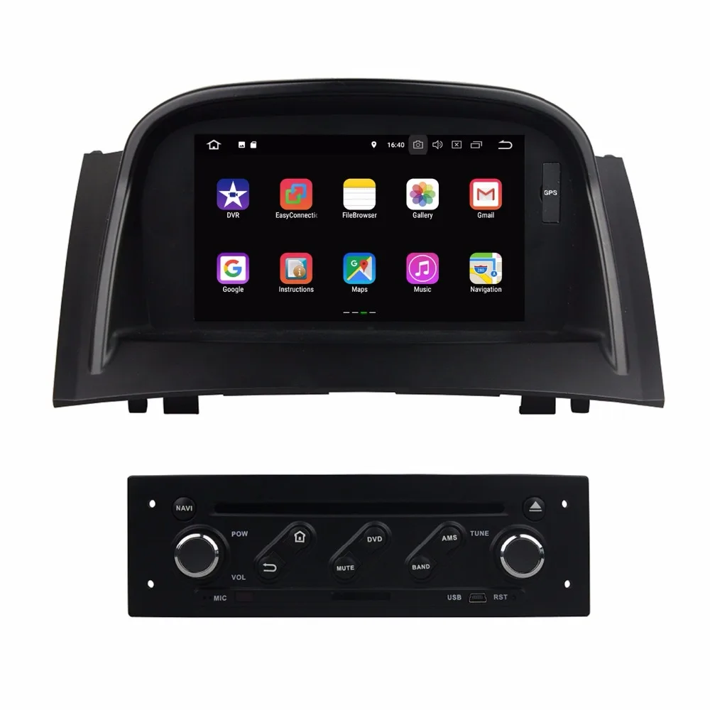 Excellent 2GB RAM 7" Android 8.1 Car Radio DVD GPS Multimedia Head Unit for Renault Megane II 2004-2009 With Bluetooth WIFI Mirror-link 2