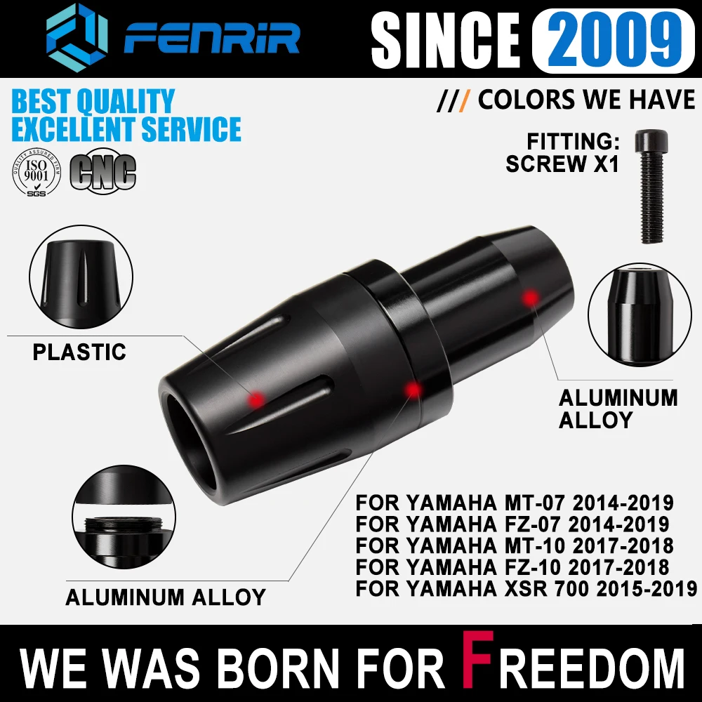 

Motorcycle CNC Aluminum Body Frame Sliders Falling Protection for YAMAHA MT-07 MT-10 FZ-07 FZ-10 XSR 700 MT07 MT10 FZ07 FZ10