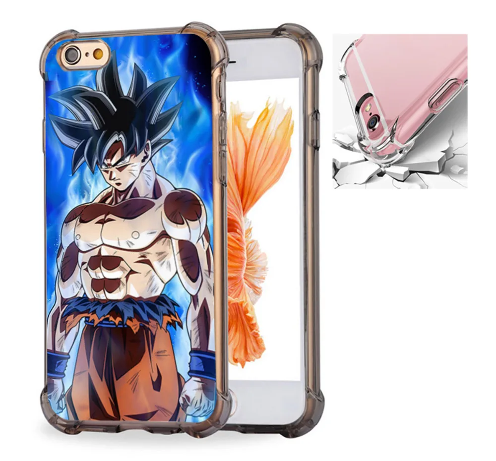 Анти шок чехол для iPhone X 6 S 7 8 плюс крышка ударопрочность Dragonball Z DBZ аниме #20566 |