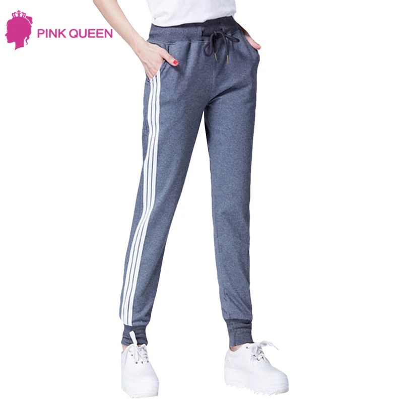 Розовые королевские полосатые штаны одежда для женщин Broek Dames стрейчевые Pantalon De