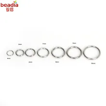 200 шт открывающиеся кольца из нержавеющей стали 4 мм/5 мм/6 мм/7 мм/8 мм/9 мм/10 мм для DIY изготовления ювелирных изделий ожерелье браслет фурнитура соединитель