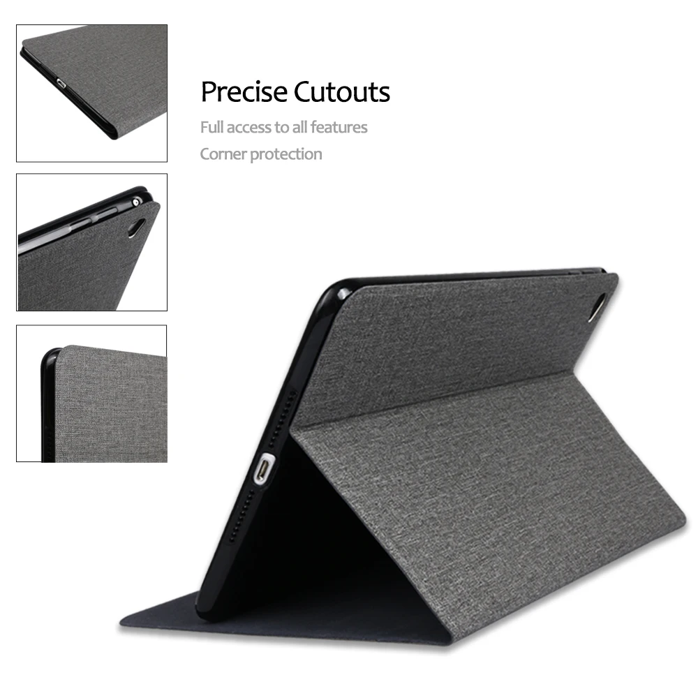 Чехол qijun для iPad Air 2 9,7 A1566 A1567 складной откидной Чехол-подставка мягкий силиконовый защитный чехол для iPad 6 iPad 9,7 8th