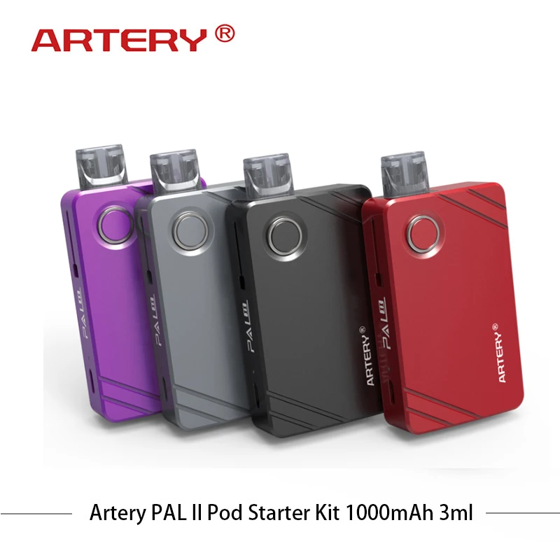 Вейп Набор Hot Artery PAL II Pod батарея 1000 мА · ч с сетчатой катушкой MTL 2 электронная