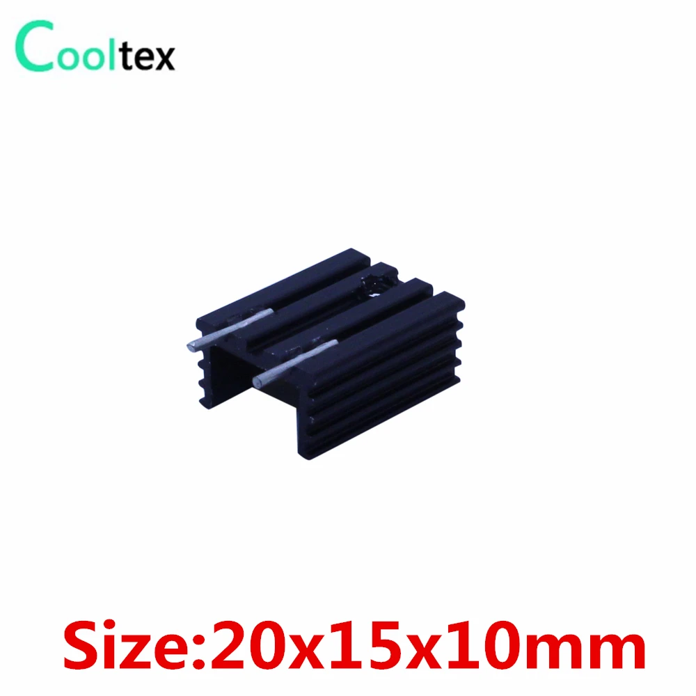 

(30pcs/lot) 20x15x10mm IC Heatsink, Triode radiator TO-220 TO220 integrated circuit heat sink