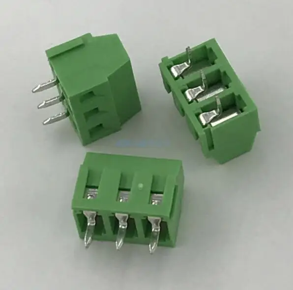 

50pcs Screw type PCB terminal block 3.81MM terminal block green terminal K128L-3.81MM PCB terminal