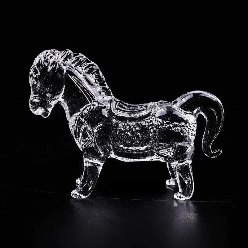 En Gros Pas Cher Prix Douze Signes Du Zodiaque Chinois Cheval Figurines En Verre Cristal Artisanat Pour Cadeau D Anniversaire Et Decoration De La Maison Aliexpress