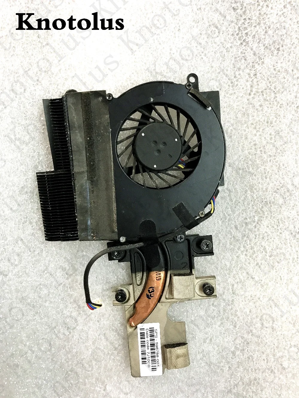 

laptop cooler cpu fan for HP 2540p laptop cooler cpu fan sps:598788-001 Free Shipping 100% test ok