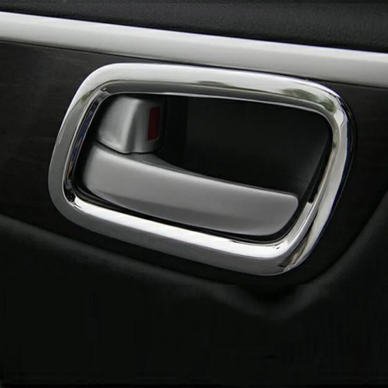 

For Honda Jade 2013 2014 2015 2016 ABS Chrome Car Side door Interior Door Handle Bowl Cover Door Catch Trim Car Accessories 4pcs
