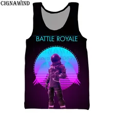 Модный крутой жилет для мужчин/женщин игра битва Ройал 3D Печать Жилеты Повседневный Harajuku стиль уличная Бодибилдинг топы