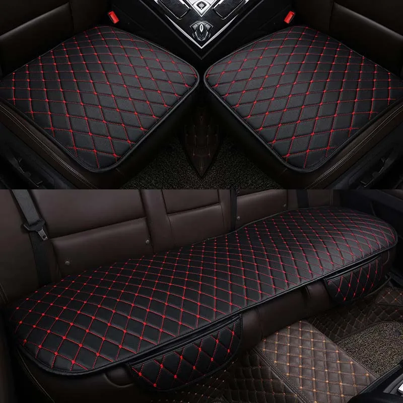 

New General Car Seat Cushions Universal Non-rollding Up Pads Single Non-Slide Not Moves No Smell Waterproof Car Seat Covers