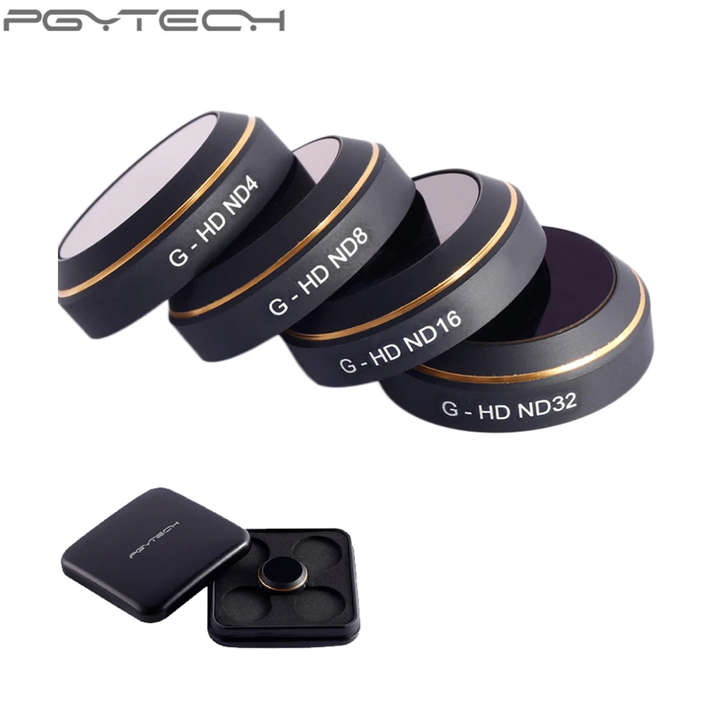 

PGYTECH Mavic Pro ND4 ND8 ND16 ND32 HD Lens Filters Set Neutral Density Filter for DJI MAVIC Pro Drone Quadcopter