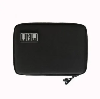 

by dhl or ems 200pcs Portable Travel USB Cable Bag Nylon Phone Charger Case For Electronic Accessories Hard Disk Bag