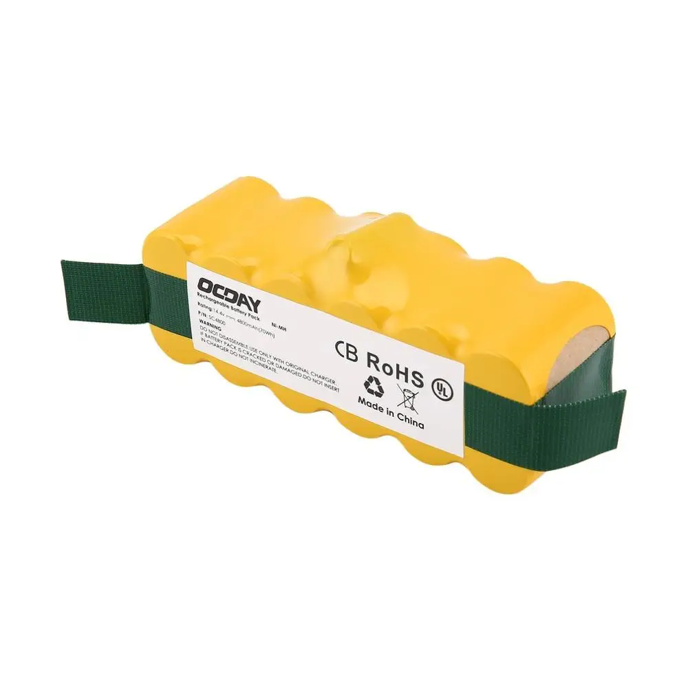 Tanie OCDAY 14.4V 4800mAh Ni MH odkurzacz akumulator wymiana baterii nadaje się do Irobot Roomba