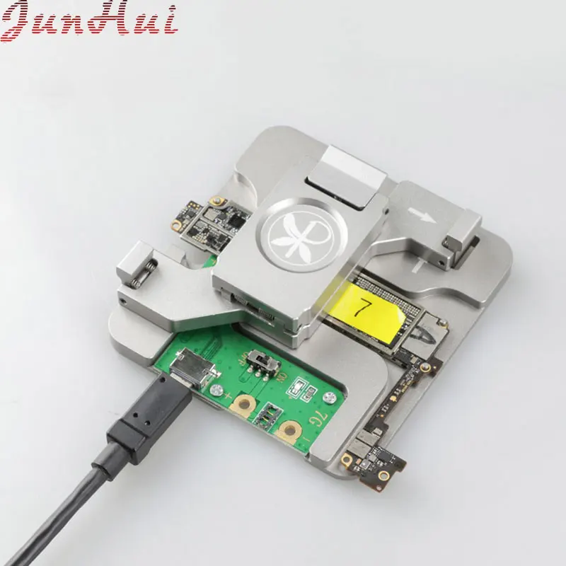 

4 in 1 HDD hard disk test stand Repair For iphone 6S 6SP 7G 7P NAND Flash Memory CHIP IC Motherboard fixture Tester