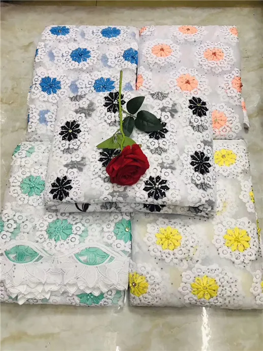 

Latest Green African Laces Fabrics Embroidered African French Lace Fabric Cheap African French Net tulle Lace Fabric(WDLY-2-19