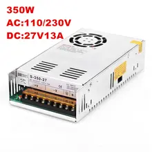 DC 27V Питание 7.5A 9.3A 13A 14.8A AC-DC с высоким уровнем Мощность PSU 200W 250W 350W 400W 100-240VAC DC27V