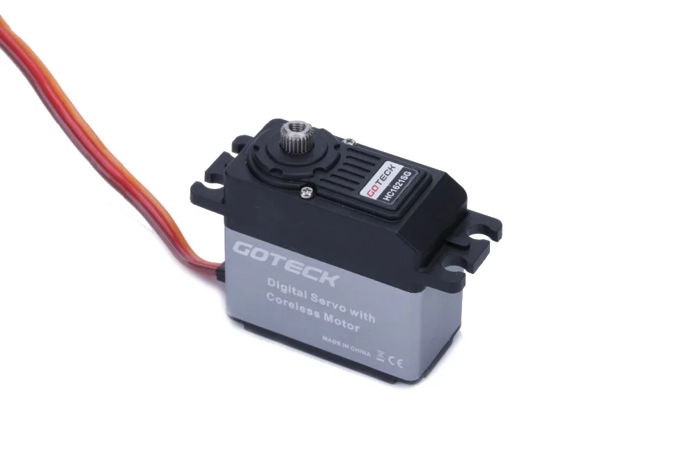 

Goteck HC1621S Digital Metal Gear torque 19kg-cm at 6V 23kg-cm Servo for RC Car Model/ Fixed-wing Aircraft/Airplane