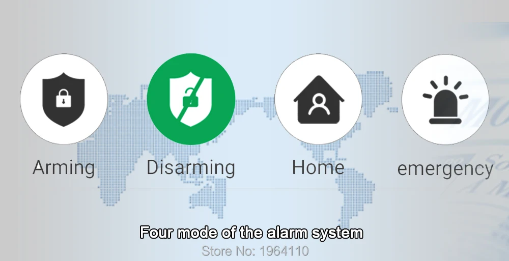 Super Mini WIFI Home Security Alarm System DIY Kit IOSAndroid Smart Phone App PIR Main Panel DoorWindow Sensor Burglar Alarm_F4