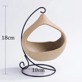 

Mini sky garden hanging basket basket chlorophytum small fleshy meat meat plants flower pot wholesale ceramic platter