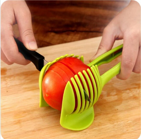 

Multifunctional Handheld Creative Kitchen Fruit And Vegetable Slicer Orange Lemon Cutter Cake Clip Kitchen Tool