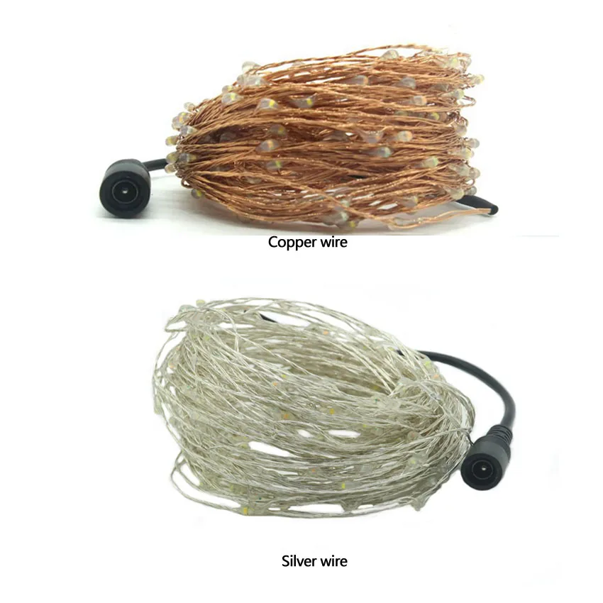 5M 10M 20M 30M 50M Silver Copper led string Lights For Indoor Outdoor Waterproof DC12V Fairy light holiday Christmas Garden deco 5M 10M 20M 30M 50M Silver Copper led string Lights For Indoor Outdoor Waterproof DC12V Fairy light holiday Christmas Garden deco