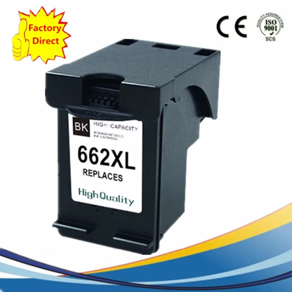 

Black Ink Cartridge Remanufactured For HP 662 XL 662XL HP662 HP662XL Deskjet 1015 1515 2515 2545 2645 3515 3545 4515 4645 Inkjet