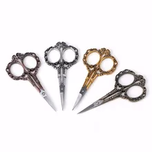 ZAKKA Вышивка крестом Бронзовый Европейский ретро классический, винтажный, старинный Ремесло Швейные портновские ножницы ручной работы DIY инструмент